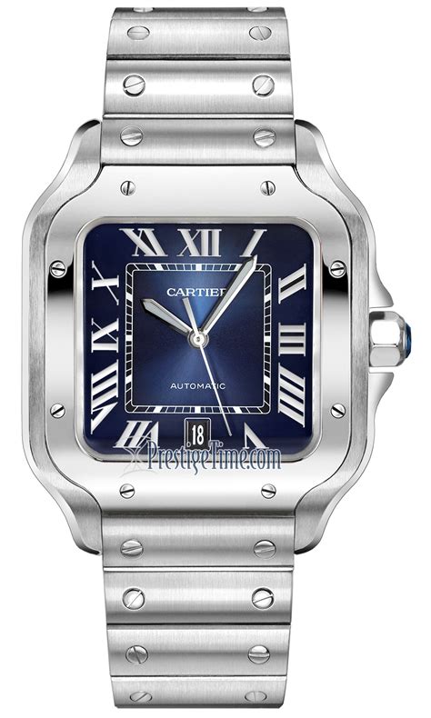 cartier watch mens santos|cartier santos watch price list.